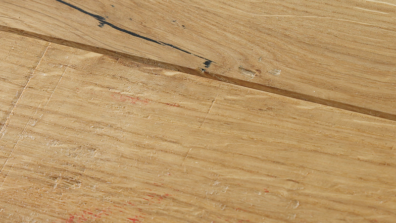 鋸挽オーク ワンピース ワイルド フローリング | 無垢フローリング・無垢木材専門 | muku plus